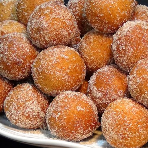 bolinho de chuva vegano
