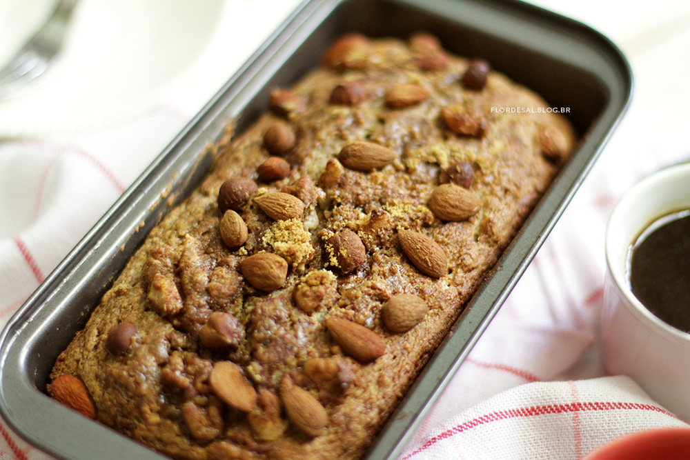 bolo de banana vegano