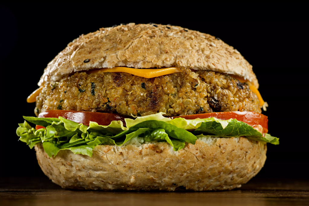 hamburguer de aveia vegano