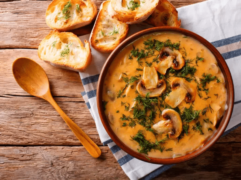 Strogonoff de shitake vegano