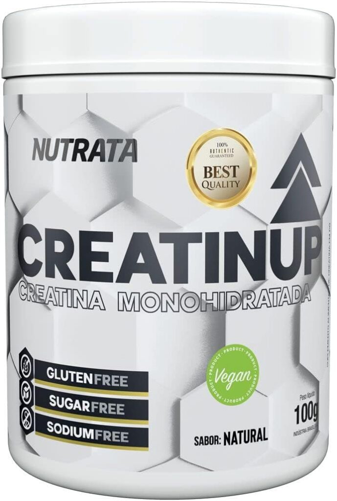 Creatina Up Monohidratada Vegano - 100g Natural - Nutrata