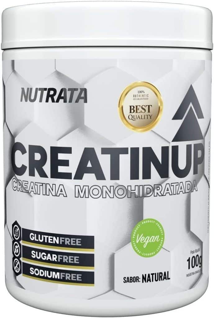 Creatina Up Monohidratada Vegano - 100g Natural - Nutrata