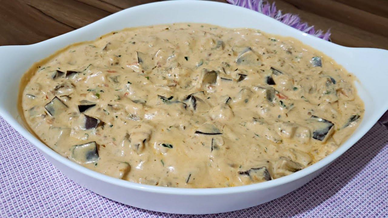 Strogonoff de Berinjela Vegano